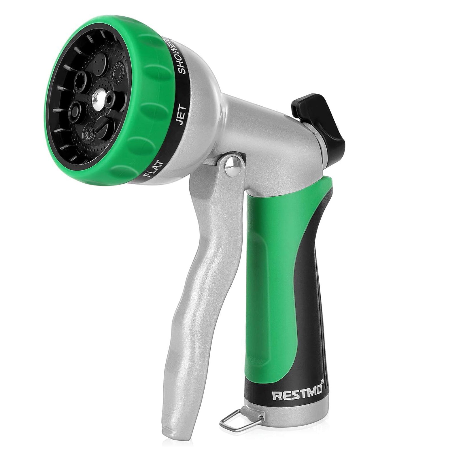 metal garden hose spray gun 7 Adjustable Spray Patterns Metal Hose Nozzle – RESTMO