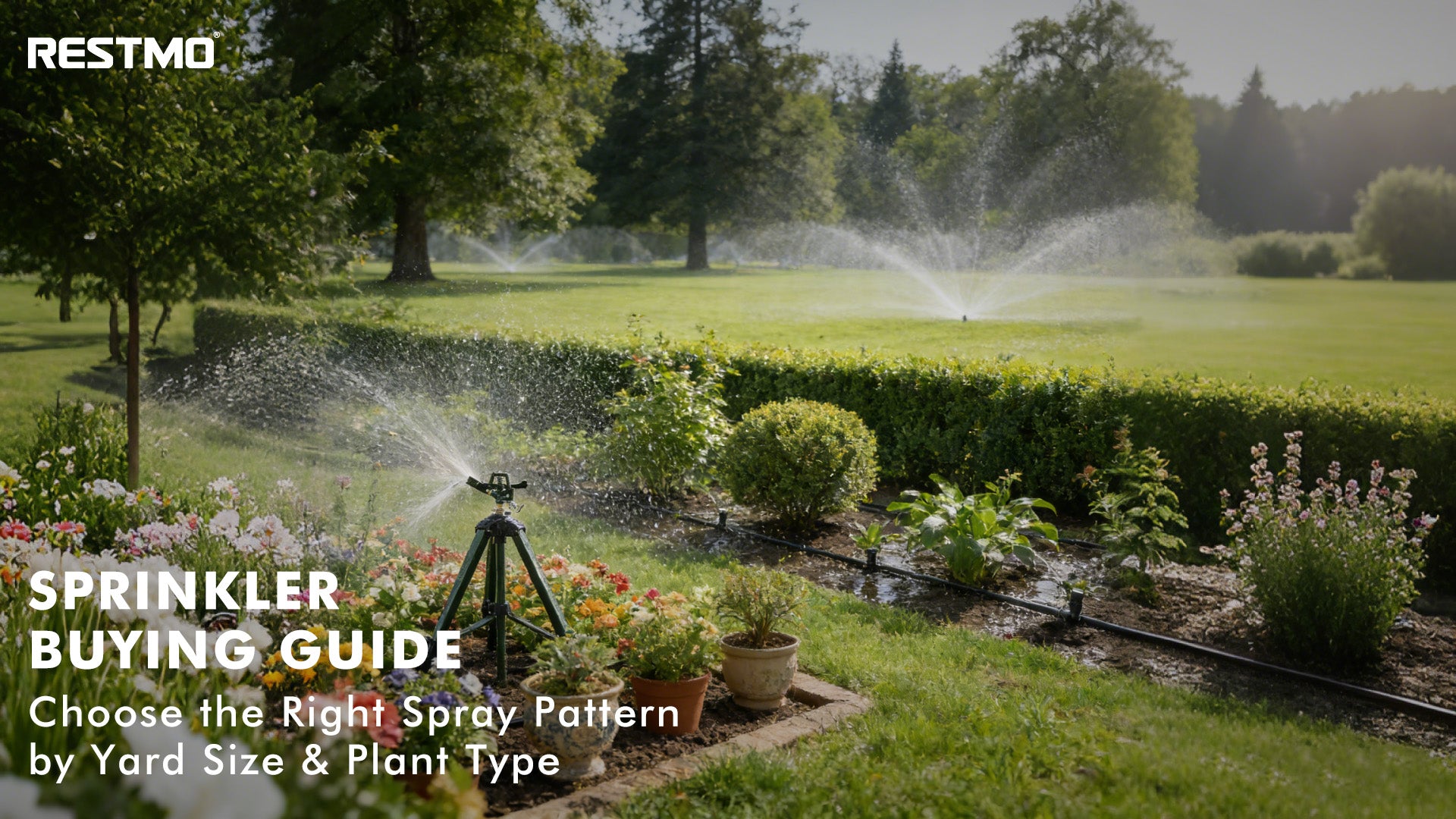 Sprinkler Buying Guide: Choose the Right Spray Pattern by Yard Size ...