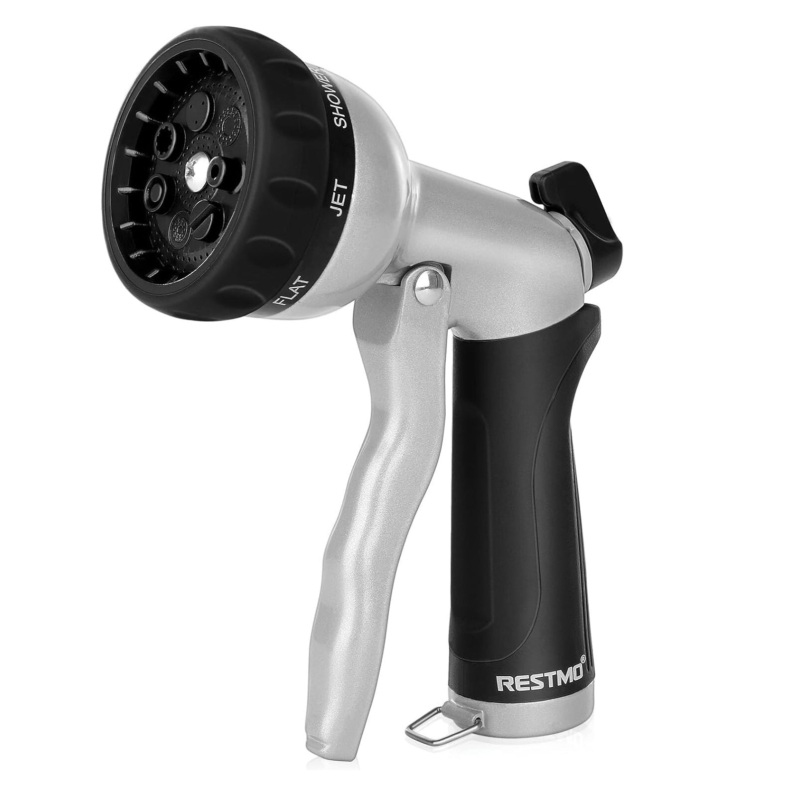 fanhao garden hose nozzle sprayer 7 Adjustable Spray Patterns Metal Hose Nozzle – RESTMO